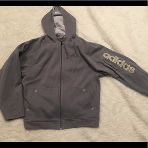 Adidas large full zip hoodie
